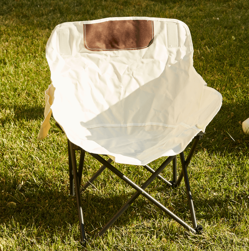 Folding Camping chair — Black and khaki
